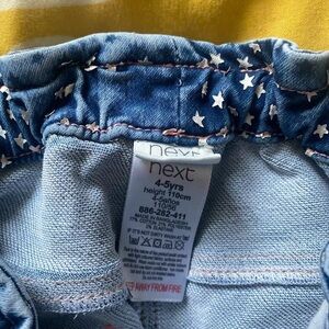Next girls 4-5 unicorn jeans